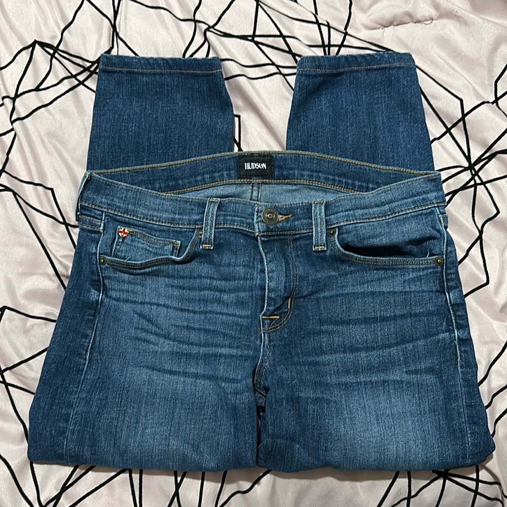 Hudson Ankle Krista super skinny cropped size 29